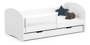 Dětská postel Pranshi II (bílá) (s matrací)