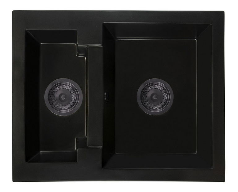 Kuchyňský dřez Yagma (černá) (bez otvoru pro baterii) (P)