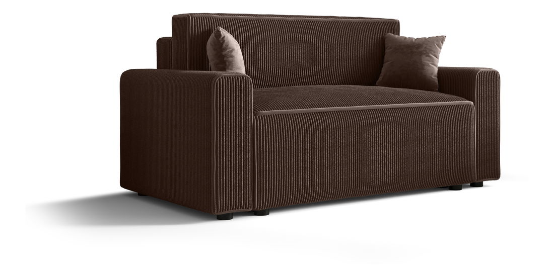 Pohovka dvousedačka Mirage Bis (tmvohnědá)