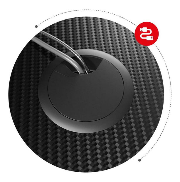 PC stolek Hyperion 1.6 (černá)