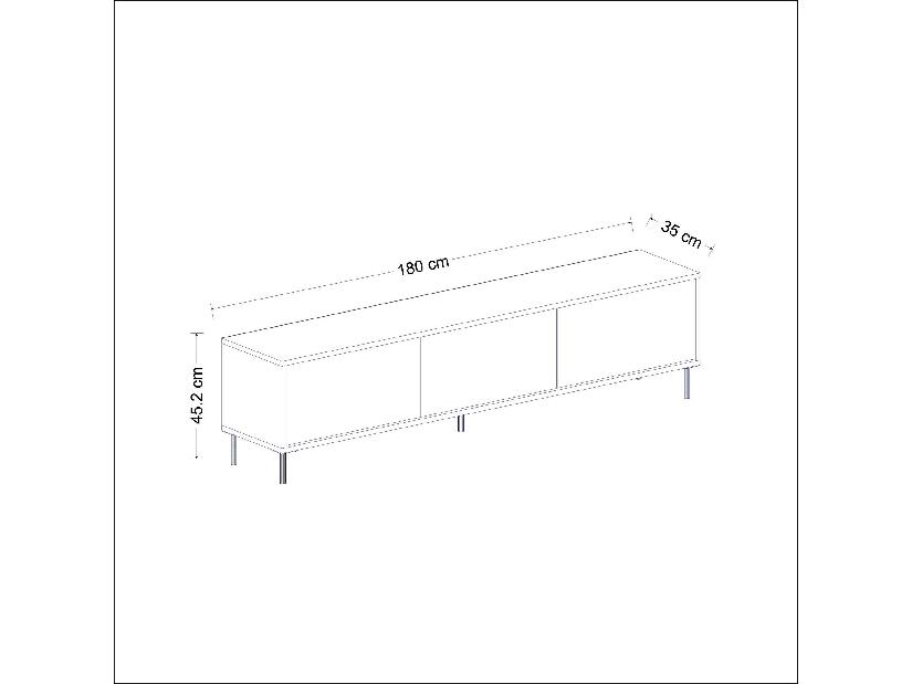 TV stolek/skříňka Iris (bílá)