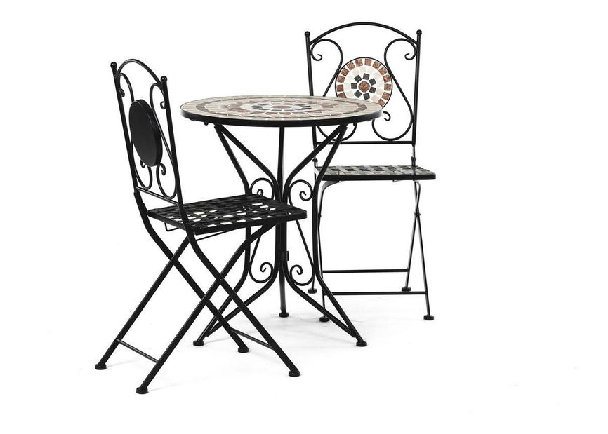 Zahradní set Unomassa (černá) (pro 2 osoby)