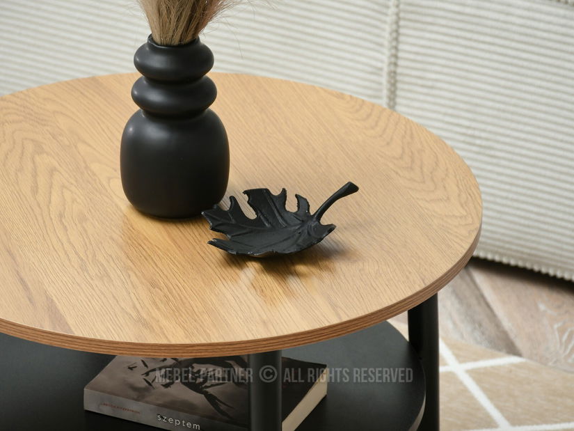 Konferenční stolek Randolf S (dub + černá)