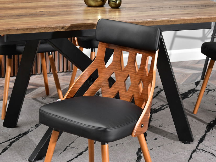 Židle Crab (ořech tmavý + ořech)