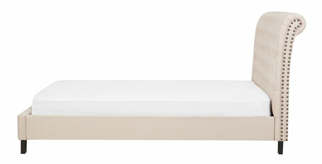 Manželská postel 180 cm Rainis (béžová) (s roštem)