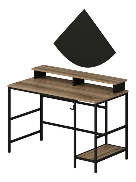 PC stolek Grana 2 (zlatá + černá)