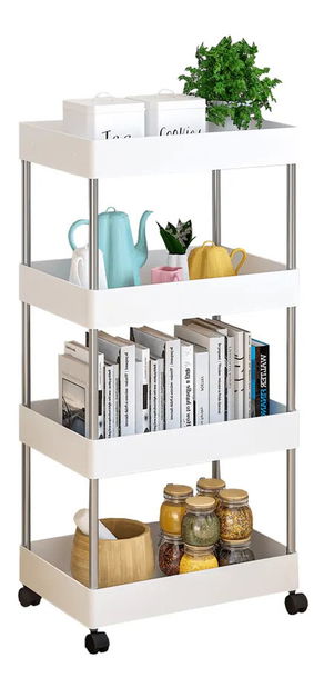 Příruční stolek Dario (bílá