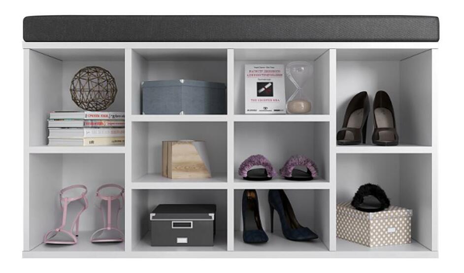 Botník Liquidado (bílá + tmavě šedá)