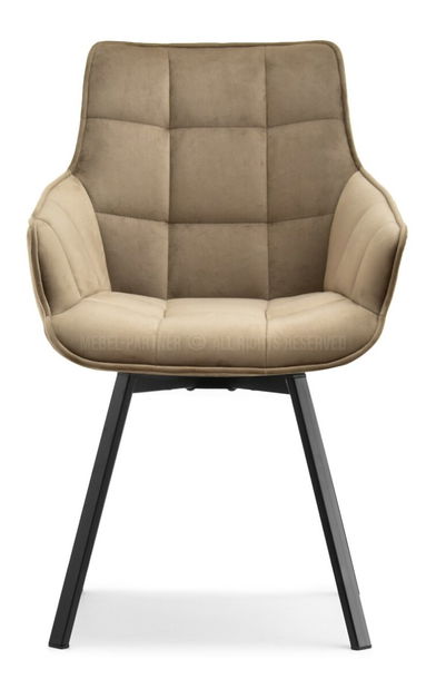 Židle Aranbura (béžová + černá)