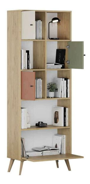 Regál Tokelenzo 1 (vícebarevné)