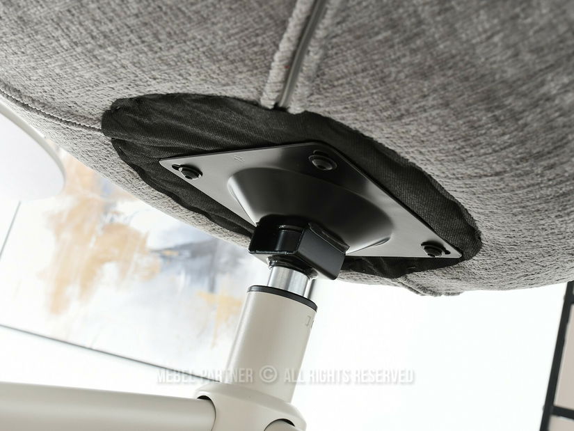 Křeslo Jaspier (šedá + krémová)