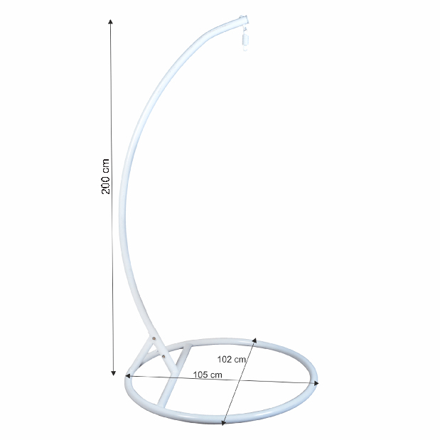 Stojan na závěsné houpací křeslo Olato typ 2 (bílá)