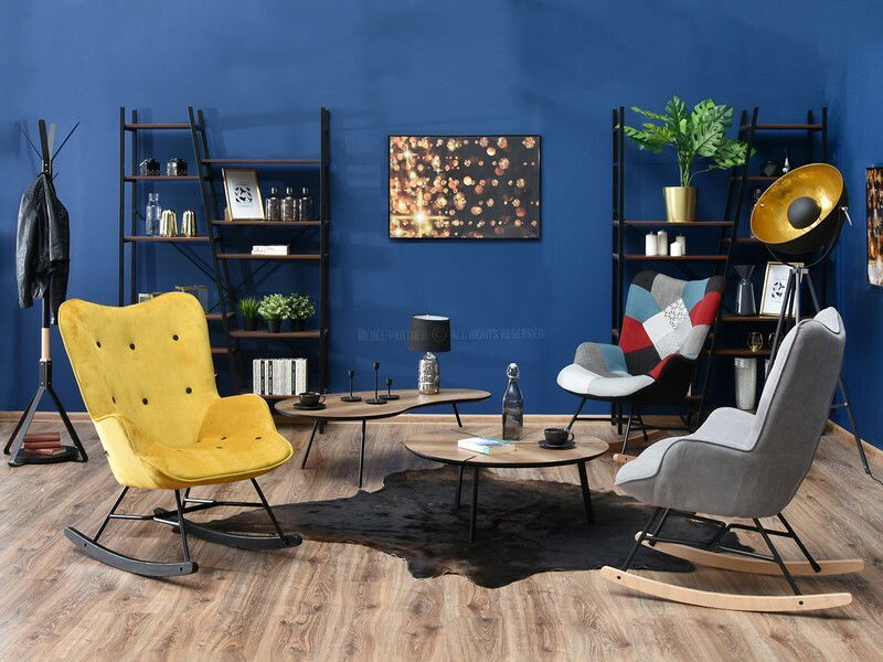 Křeslo Sibyla (žlutá + buk černý)