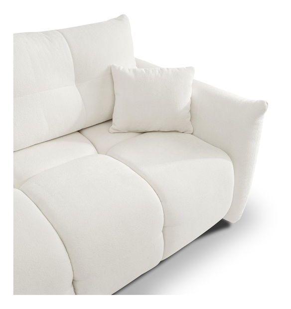 Rohová sedací souprava Basical (bílá) (L)