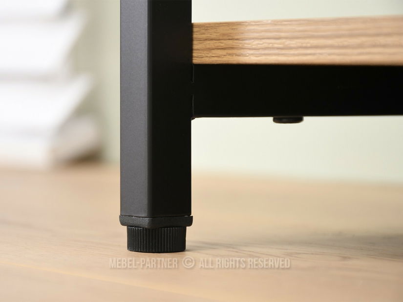 Regál Harp A (dub + černá)