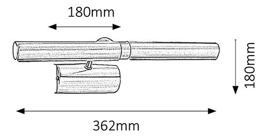 Závěsné svítidlo Picture Light 3642 (bronzová)