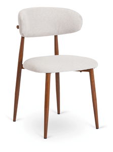  Jídelní židle Fabinko (šedá + ořech)