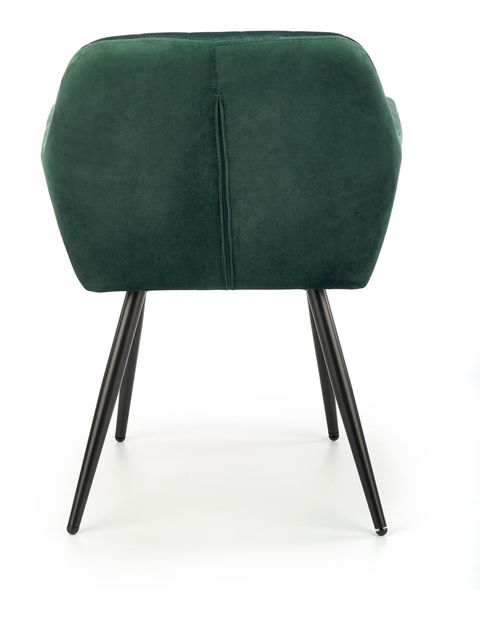 Jídelní židle Kiersten (tmavozelená)