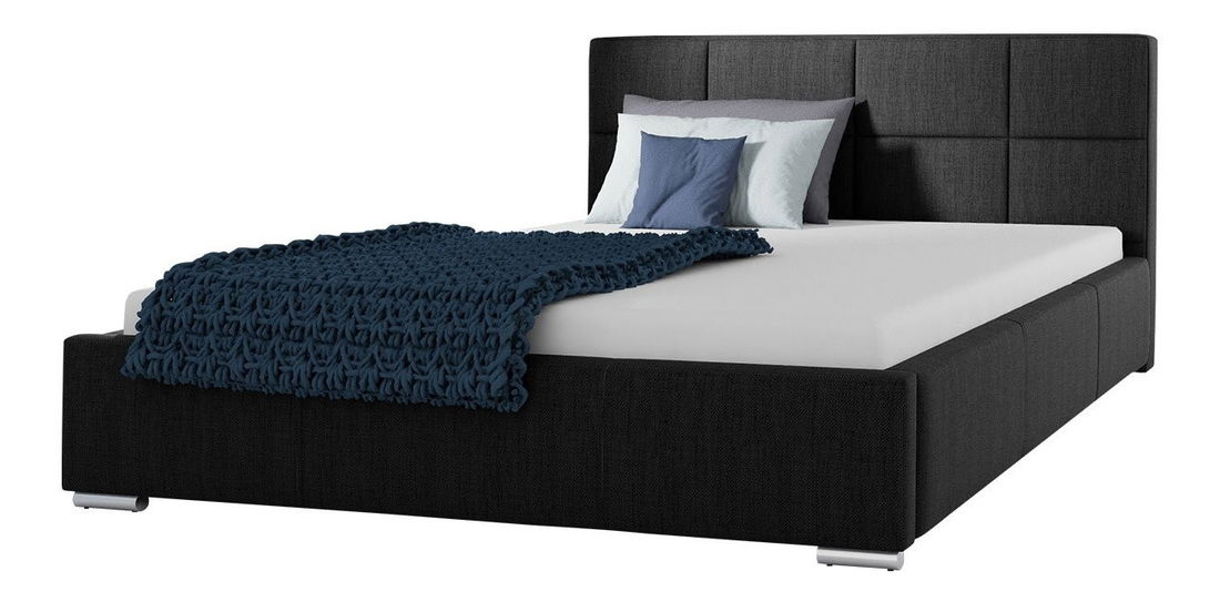 Manželská postel 180 cm Alizee (šedá)