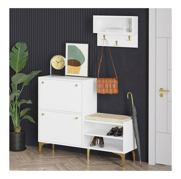 Předsíň Lipamo 1 (bílá + zlatá)