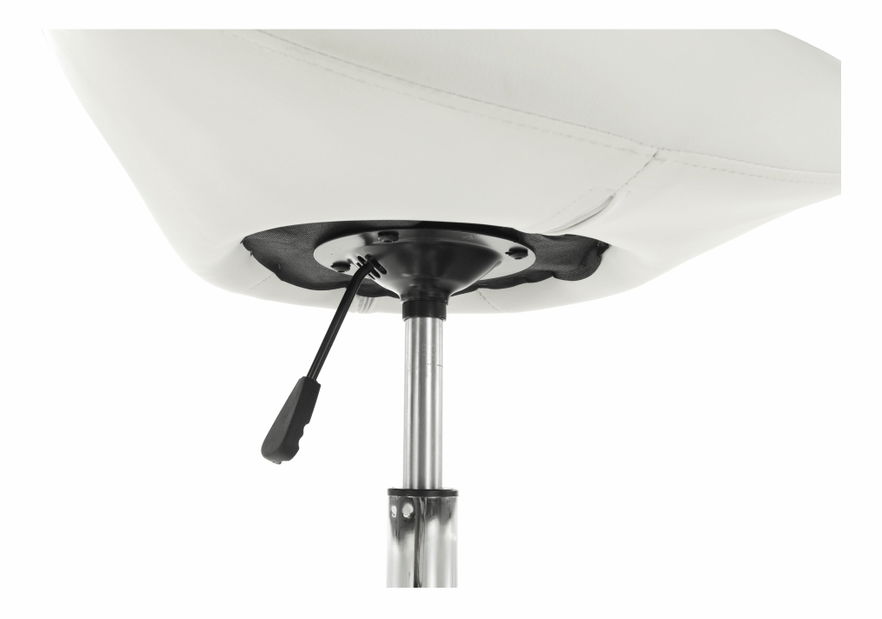 Otočné křeslo Gully (bílá)