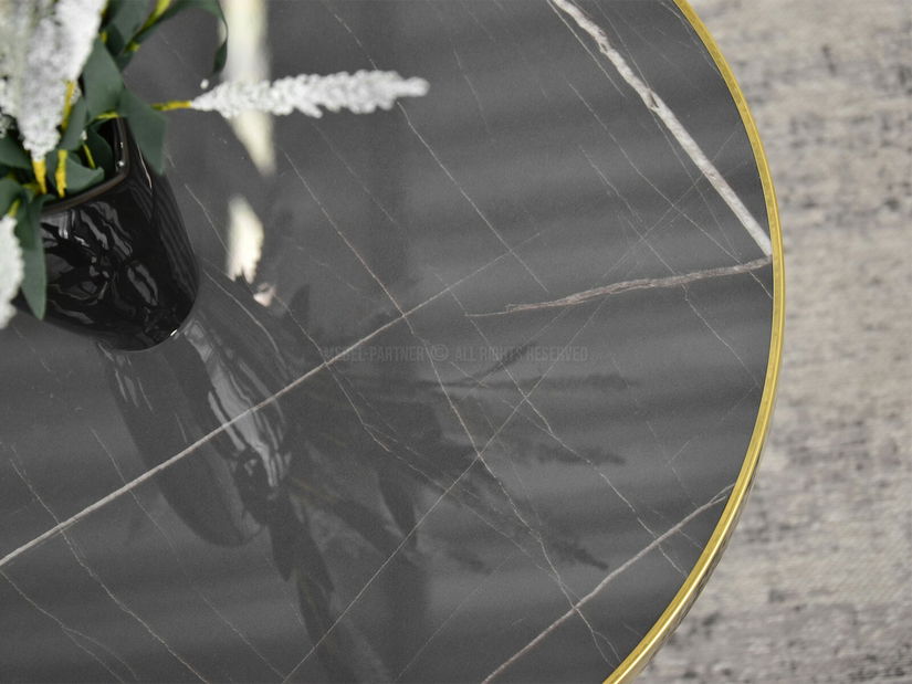 Konferenční stolek Zoya S (grafit + černá)