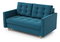 Pohovka dvousedačka Jennifer (tyrkysová)