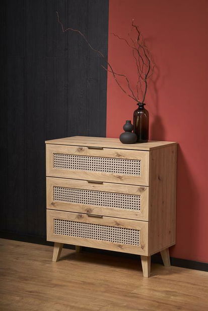 Komoda Borrae (přírodní dřevo)