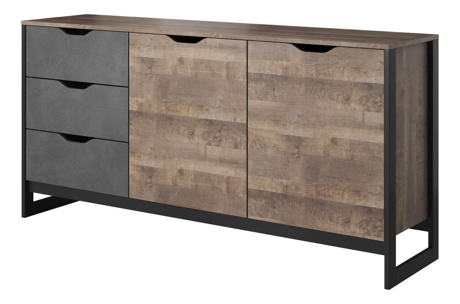 Komoda Adrissa D (dub sand grande + matera)