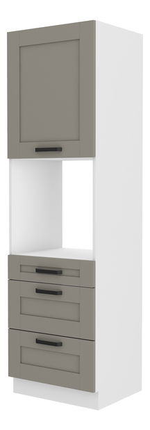 Potravinová kuchyňská skříň Lucid 60 DPS 210 3S 1F (claygrey + bílá)