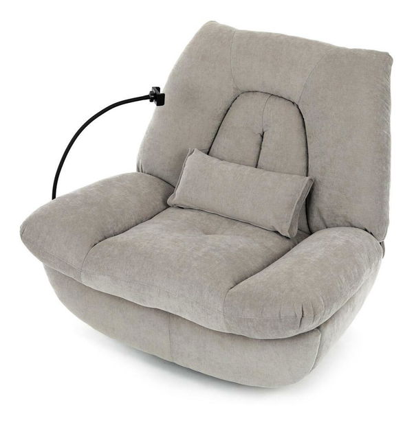 Polohovací křeslo Tratado (lanýžová)