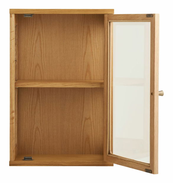 Nástěnná vitrína Zuzeria 4 (dub)