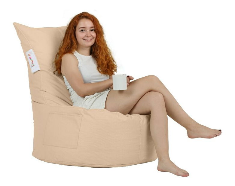 Sedací pytel Beemin (béžová)