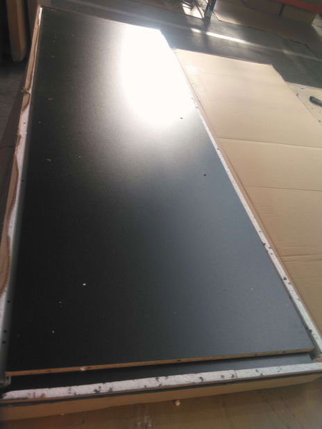 Skříň London XI (černý + černý + bílý lacobel) *bazar