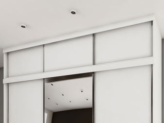 Nástavec na šatní skříň Seharat 25 (bílá)