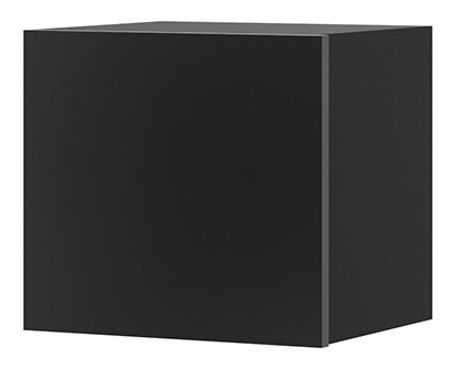 Závěsná skříňka Calabria KWADRAT (černá matná + lesk černý)