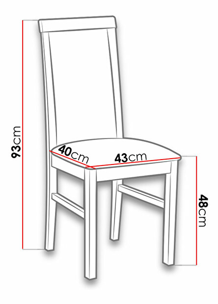 Jídelní židle Sando (2 ks)*výprodej