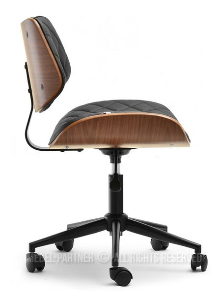 Židle Brunko (ořech černý + chromová)