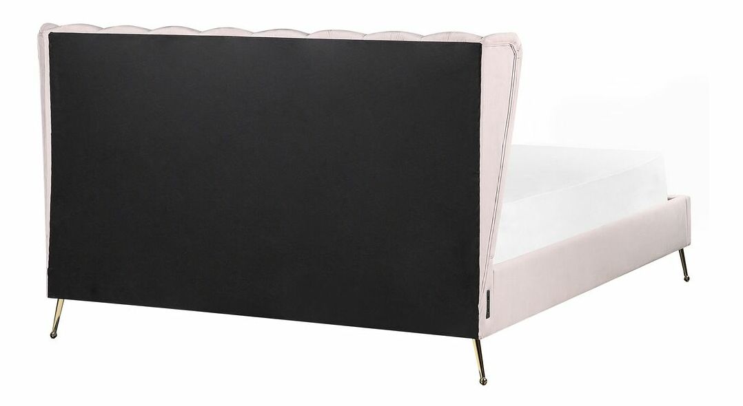 Manželská postel 160 cm Mirabell (růžová)