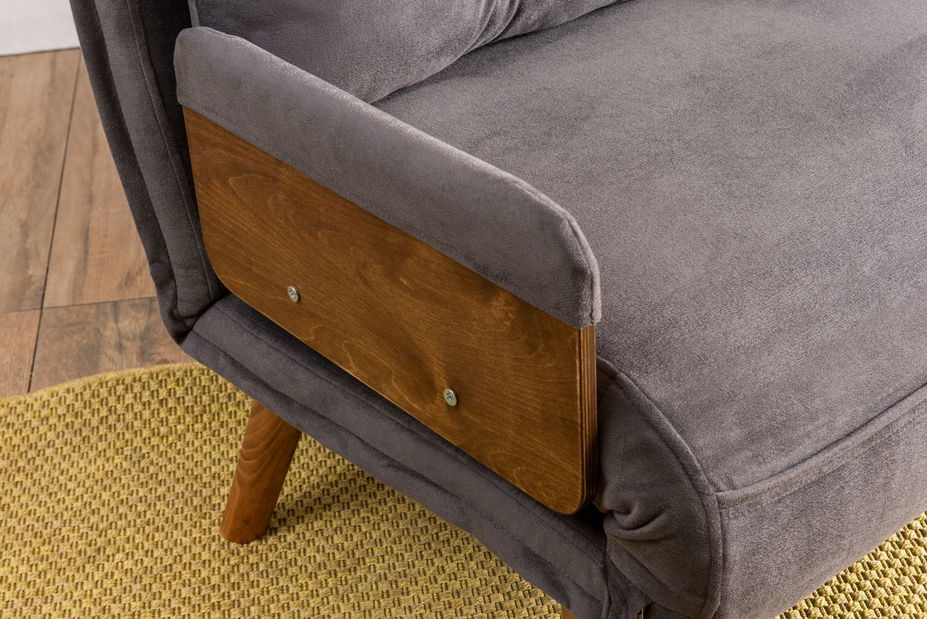 Pohovka dvousedačka Como P (šedá)