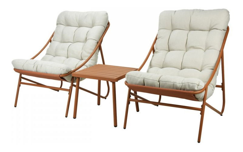 Set zahradního nábytku Smolik (antracit + béžová)