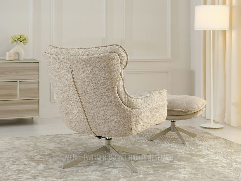 Relaxační křeslo Karenteno (béžová)