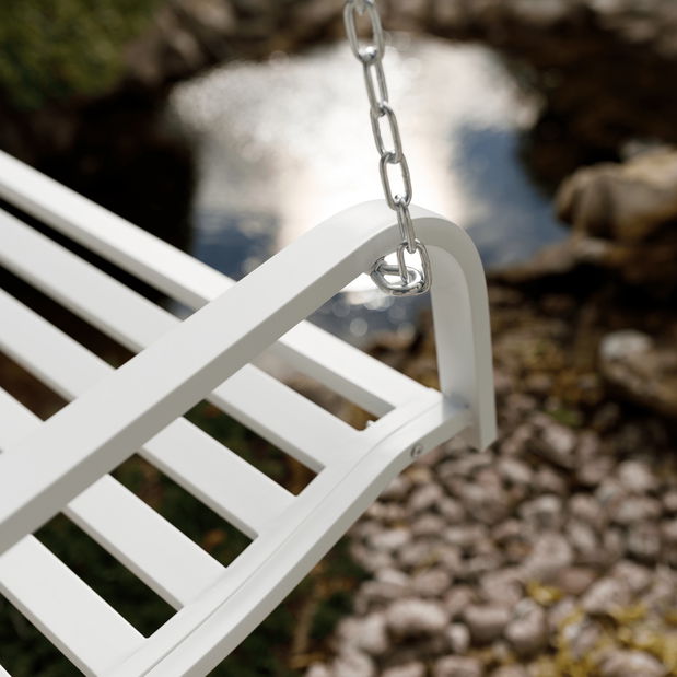 Zahradní houpačka Abey (bílá)