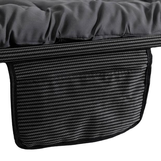 Zahradní lehátko Venden (šedá)