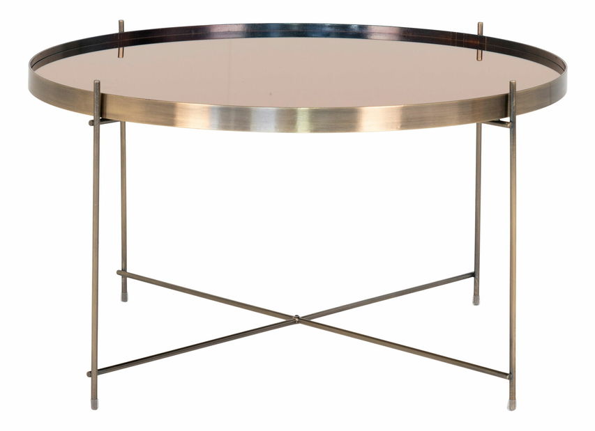 Konferenční stolek Valteria 2 (mosazná)