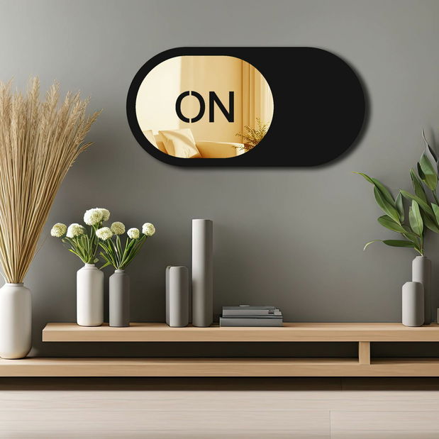 Zrcadlo Ozi 4 (zlatá)