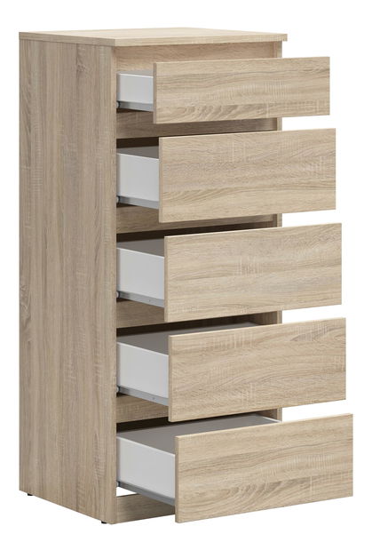 Komoda BRW Tetrix 3 (dub sonoma)