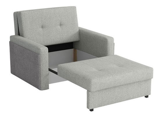 Rozkládací křeslo Carivia Mel I (zelená) (s úl. prostorem)