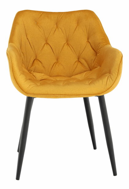Designové křeslo Feddy (žlutá)