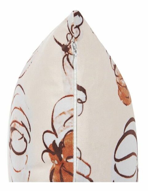 Sada 2 ozdobných polštářů 45 x 45 cm Cucuri (béžová)